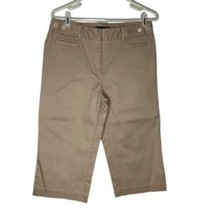 George Long Khaki Adjustable Waist Shorts Size 10